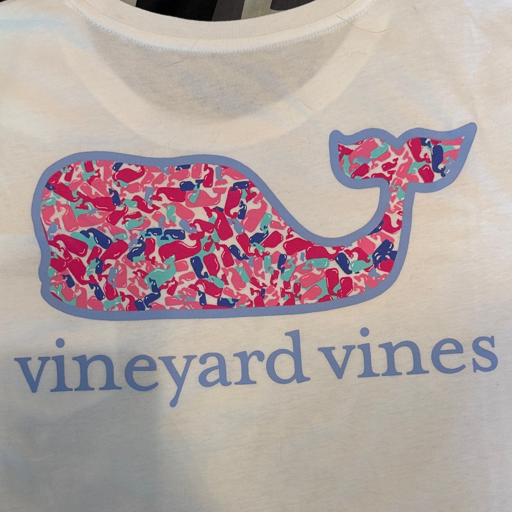 Vineyard Vines Wm XL Long Sleeve Pinks, Purples and Teal